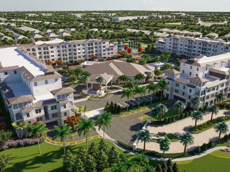 United Group Tops Off 220-unit Palm Beach Gardens IL Lite Community