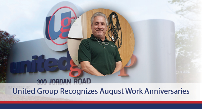 United Group Recognizes August Work Anniversaries