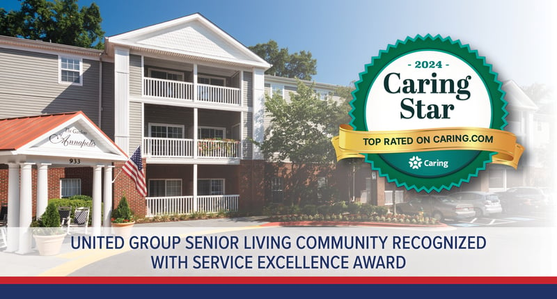 United Group Senior Living Community Recognized with Service Excellence Award 