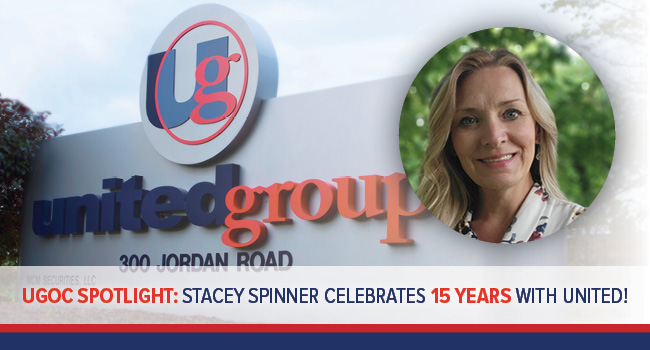 UGOC SPOTLIGHT: UNITED GROUP CELEBRATES STACEY SPINNER'S MILESTONE 15 Year WORK ANNIVERSARY