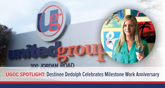 Destinee Dedolph Celebrates Milestone Work Anniversary