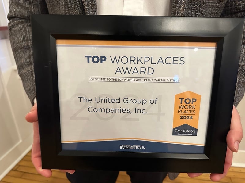 United Group Named NY Captial Region Top Workplace