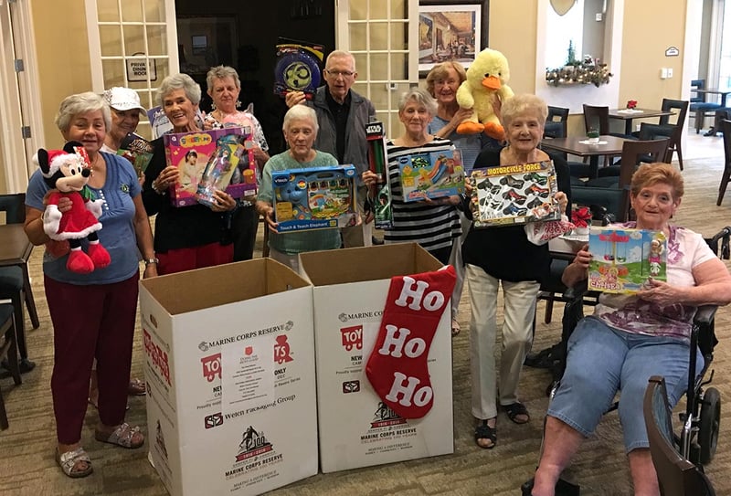 Sandalwood Village's "Holiday Helpers" Complete First Annual Toy Drive