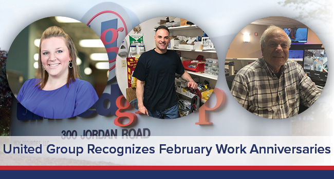 UGOC Spotlight: United Group Recognizes February Work Anniversaries