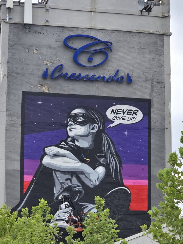 Crescendo Lofts Transforms Building with Murals to Benefit Local Hospital