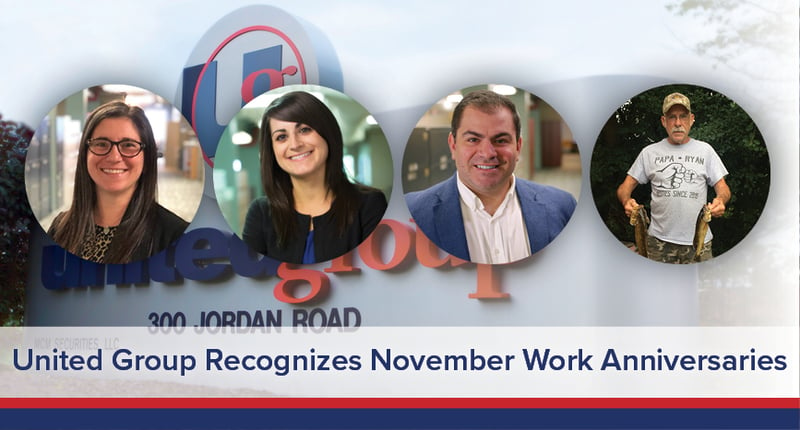 UGOC Spotlight: United Group Recognizes November Work Anniversaries