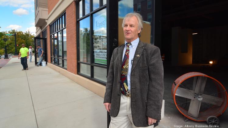 What downtown Troy, golf simulators and 